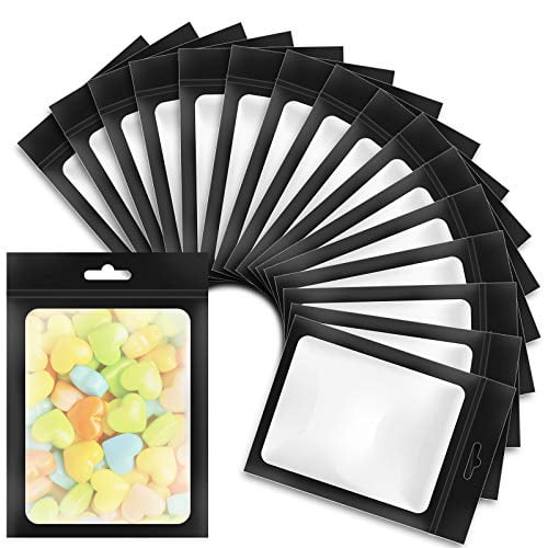 100pcs With Clear Window Reusable Zip Lock Self Sealing Storage Bag Home Kitchen 100pcs With Clear Window Reusable Zip Lock Self Sealing Storage Bag Home Kitchen